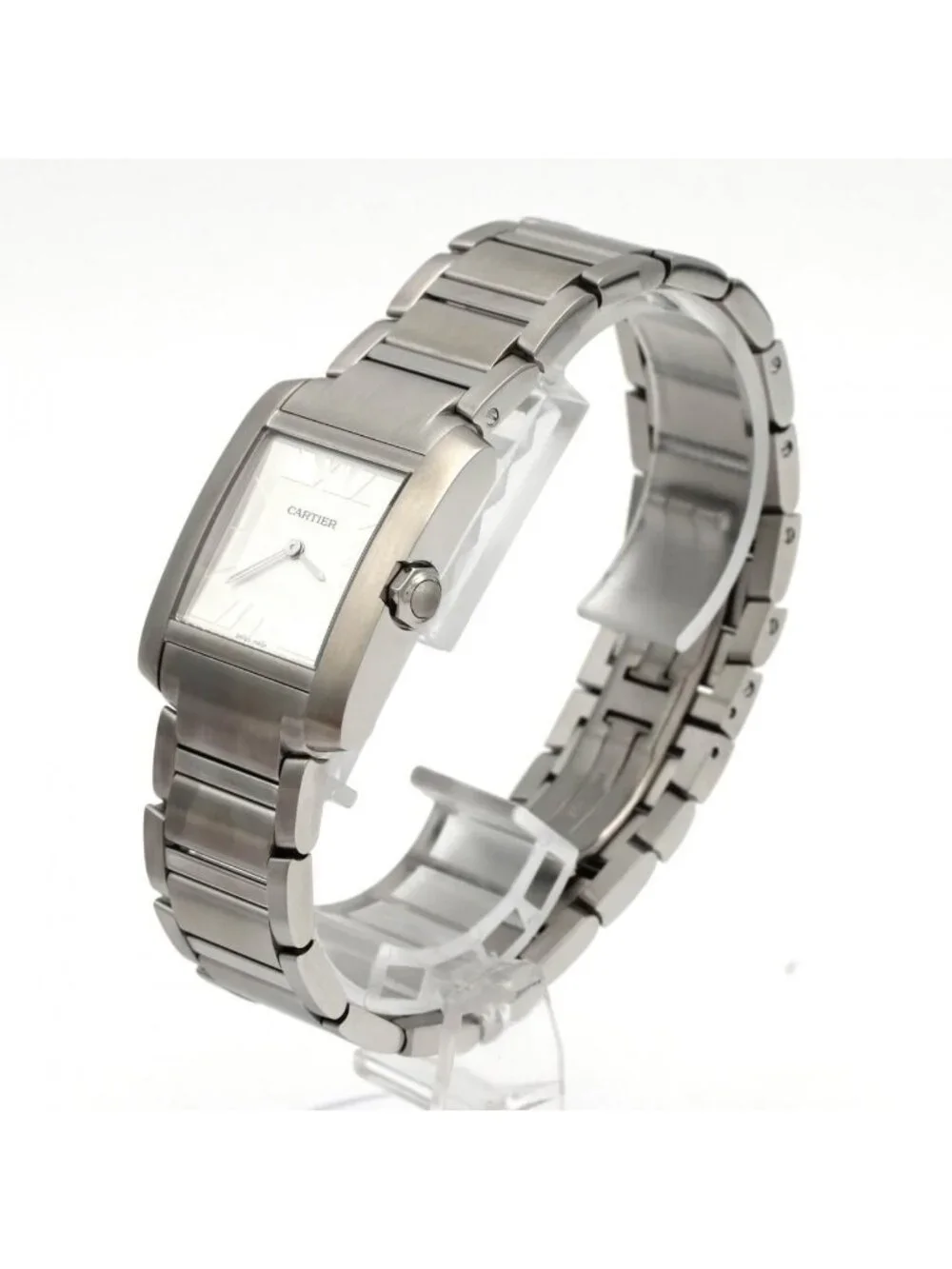 Cartier Tank Francaise MM Wsta SS Quartz Watch